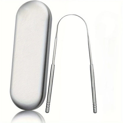 Raspador de Lengua de Acero Inoxidable – 1/3/4 Piezas | Limpieza Profunda y Aliento Fresco